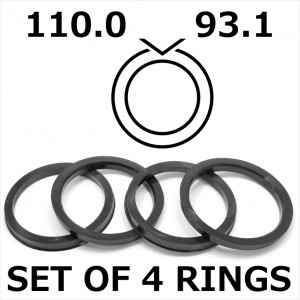 Spigot Rings / 110.0mm - 93.1mm FULL SET OF (4) FOUR RINGS