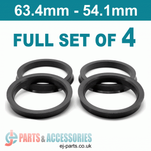 Spigot Rings / 63.4mm - 54.1mm FULL SET OF (4) FOUR RINGS