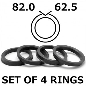 Spigot Rings / 82.0mm - 62.5mm FULL SET OF (4) FOUR RINGS