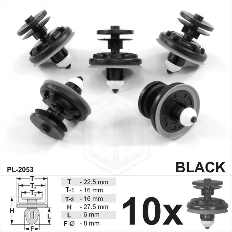 Door Card Trim Panel Retainer Clips Interior Panel Covers Fits VW Audi Skoda