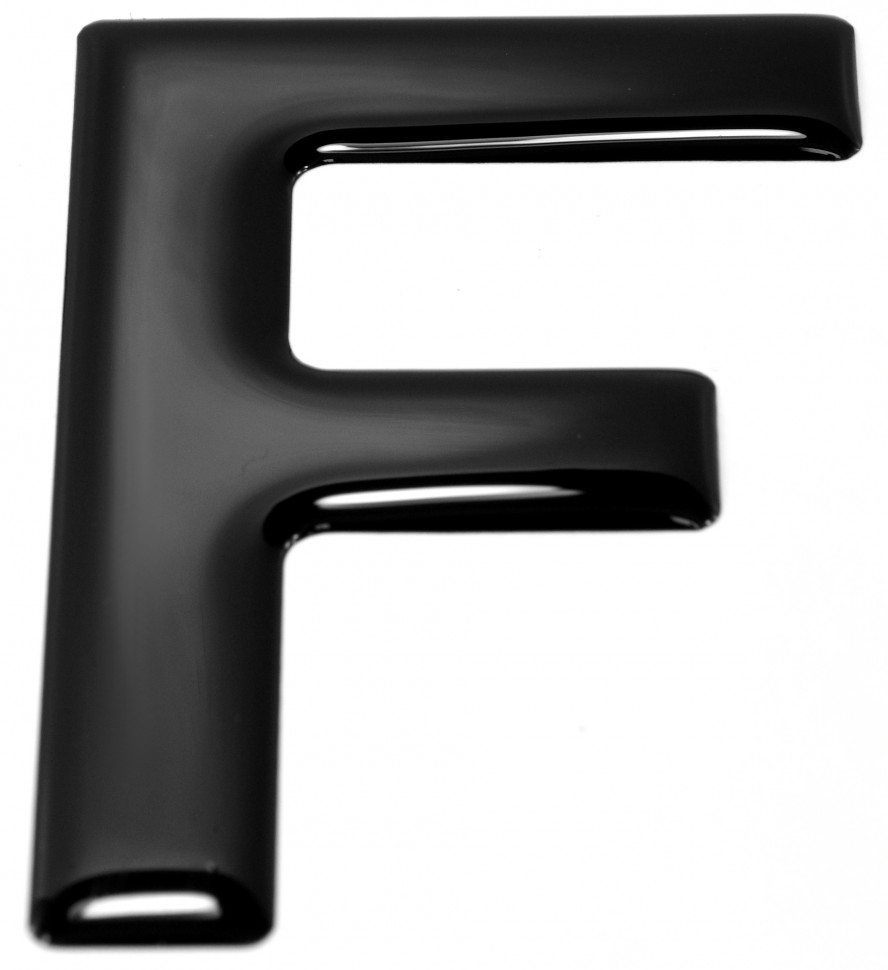 thumbnail image 2 of Stainless Steel License Plate Frame With 3D F Logo Emblem - Rust-Free + Screw Caps 2 of 4