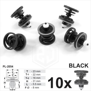 Door Card Trim Panel Retainer Clips Interior Panels Covers fits VW Audi Seat