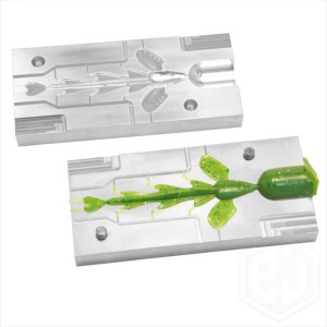 DIY Fishing Mould CNC Aluminium Soft Plastic Lure Swim Bait Making Mold New