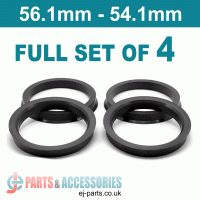 Spigot Rings / 56.1mm - 54.1mm FULL SET OF (4) FOUR RINGS