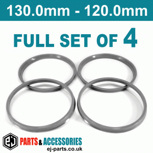 Spigot Rings / 130.0mm - 120.0mm FULL SET OF (4) FOUR RINGS