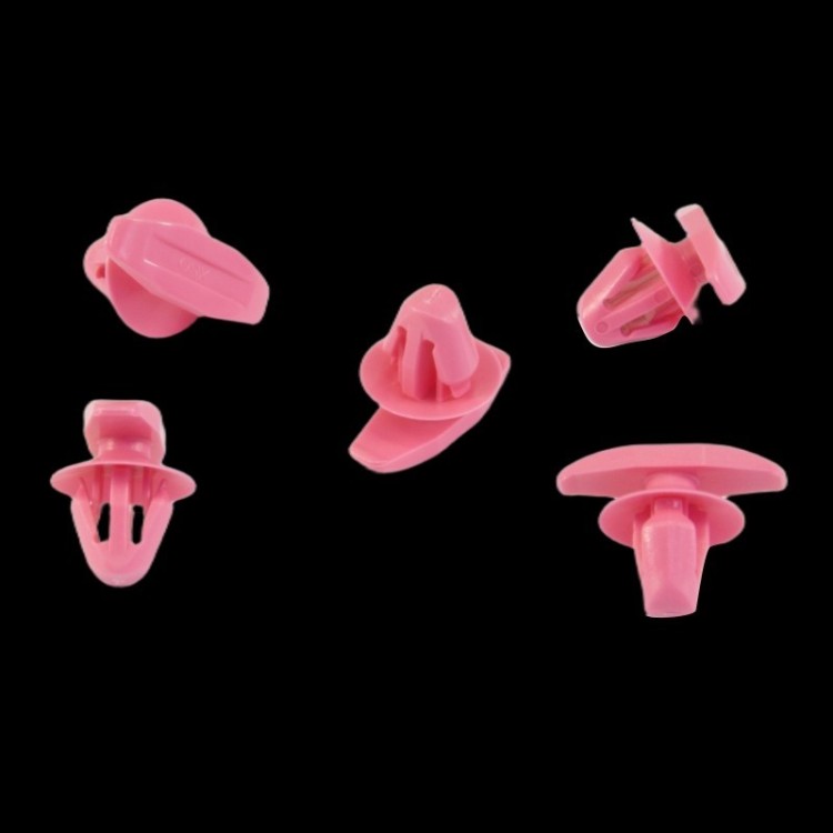 10x Pink Exterior Body Side Moulding Trim Retainer Clips