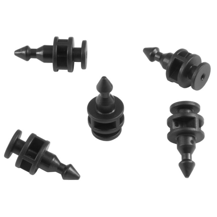 10x Black Rear Tail Lamp Mounting Trim Clips 2E0945230