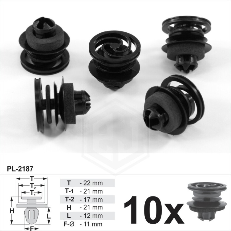 Door Panel Fixing Clips Retainers Interior Covers Fits VW Golf Bora Passat