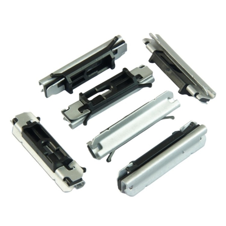 10x Silver Black Windscreen Drip Moulding Clips 51317064098