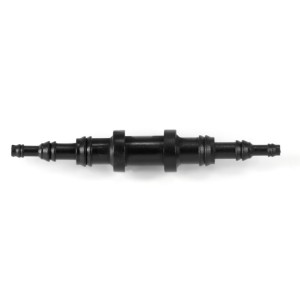 Nylon Vacuum Hose Straight Reducer Connector Black