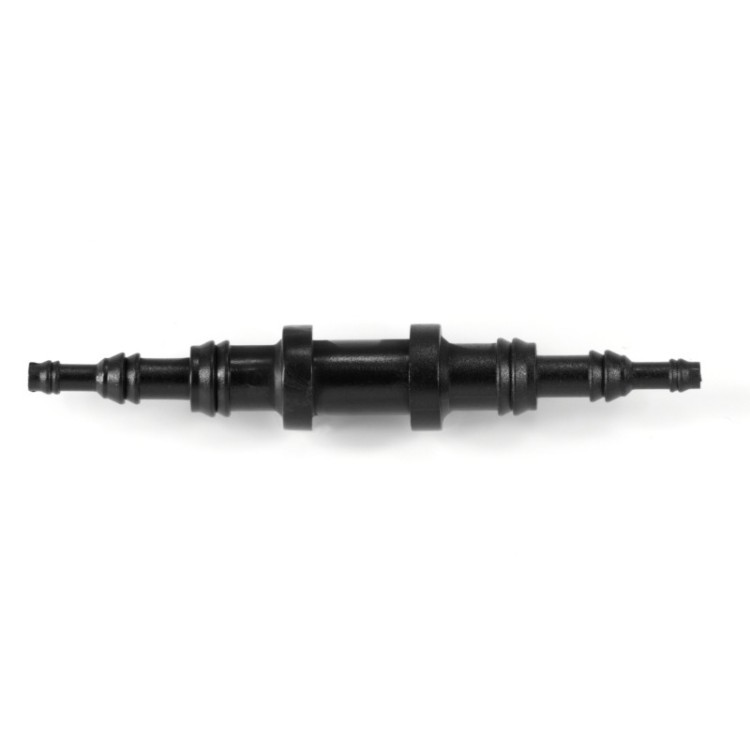 Nylon Vacuum Hose Straight Reducer Connector Black