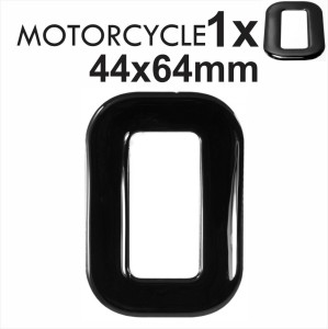Motorcycle number plate 3D Gel Domed Resin Making DIY Digit 0 GB REG 64mm x 44mm