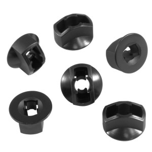 10x Black Rear Bumper Splash Shield Clip Nuts 9046706206C0