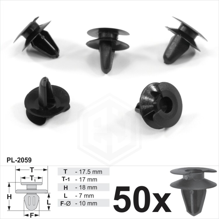 For Vauxhall Opel Plastic Trim Clips interior door card panels trim moulding
