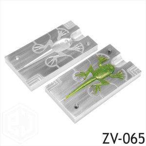DIY Fishing Mould CNC Aluminium Soft Plastic Lure Swim Bait Silicone Making Frog