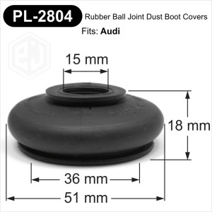 UNIVERSAL 15/36/18 Rubber Tie Rod End Ball Joint Dust Boots Dust Cover Boot Gaiters 15x36x18 mm
