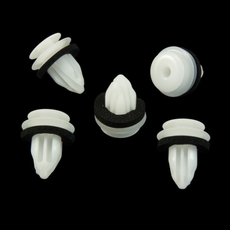 10x White Sealed Door Quarter Trim Panel Clips 909130213