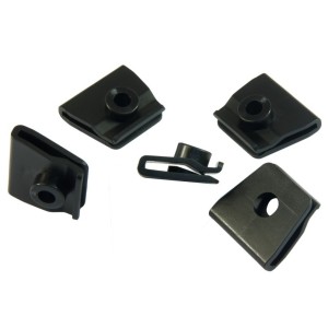 10x Black Spring U-Nut Body Panel Screw Clips 5512113G08