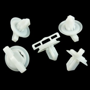 10x White Front Door Weatherstrip Service Cover Clips 6786947010