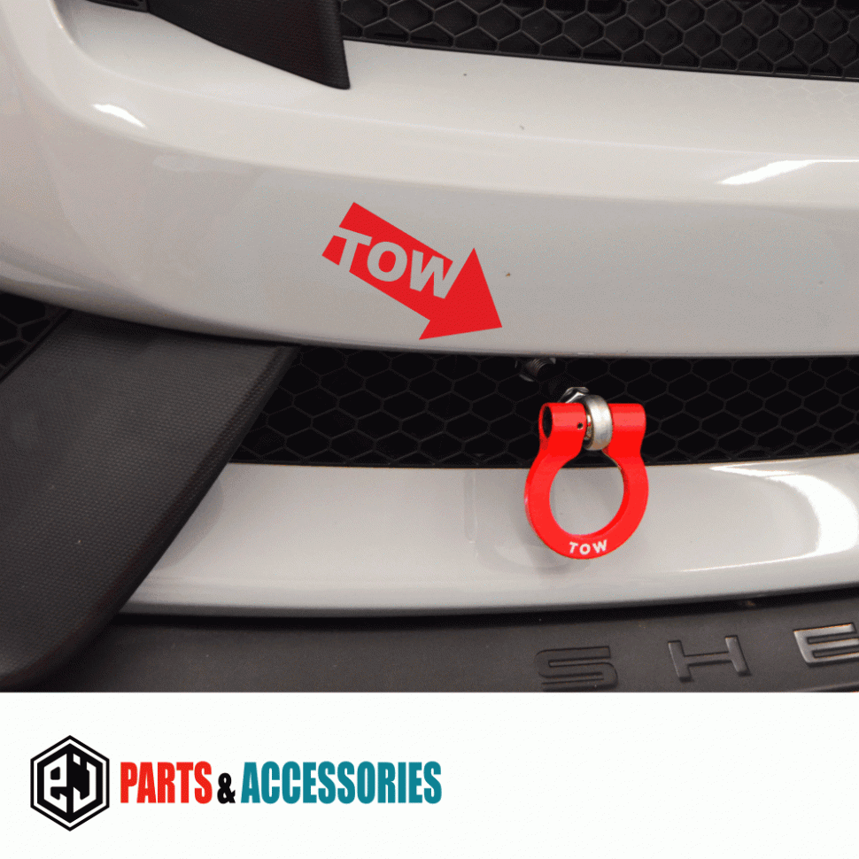 Zinc Plated Carbon Steel Tow Hook For Cadillac STS, SRX, ATS, XT5 - Gold Finish