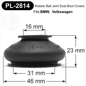 UNIVERSAL 16/31/23 Rubber Tie Rod End Ball Joint Dust Boots Dust Cover Boot Gaiters 16x31x23 mm