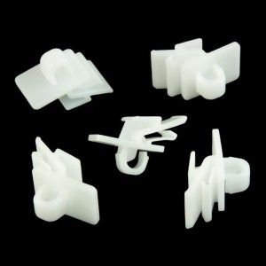 10x White Rocker Panel Side Sill Moulding Bracket Clips A0019915171