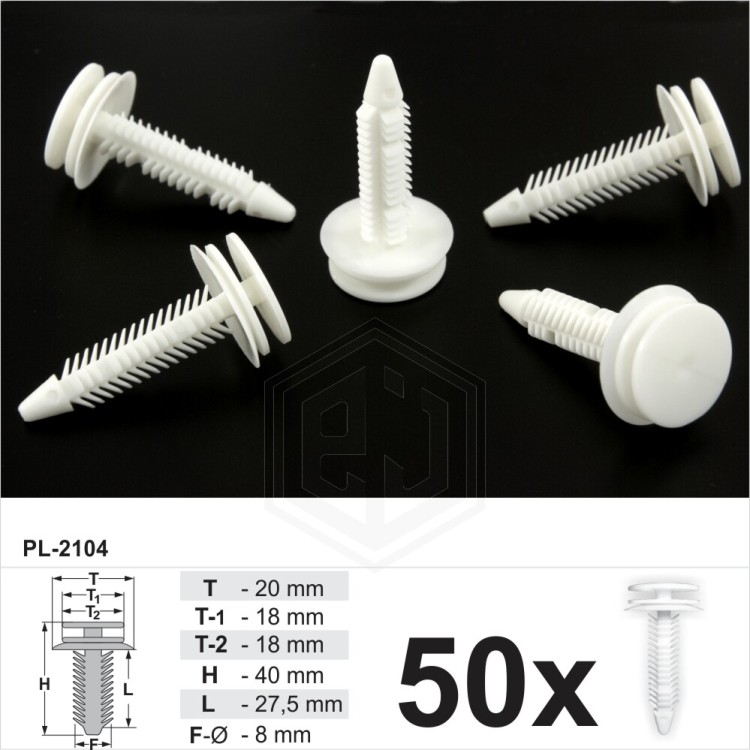 20 Interior Door Trim Plastic Panel Clips For Chevrolet Pontiac GM Opel Vauxhall