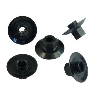 10x Black Underbody Splash Shield Screw Grommets 9048010024