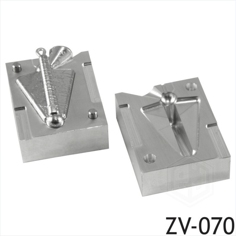 DIY Sea Fishing Lead Weights Mould CNC Aluminium mold making one 3 oz New