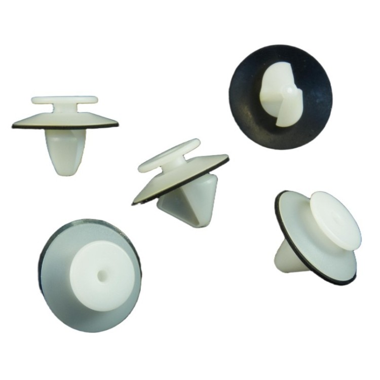 10x White Sealed Roof Windscreen Trim Clips 7701057073