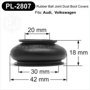 UNIVERSAL 20/30/18 Rubber Tie Rod End Ball Joint Dust Boots Dust Cover Boot Gaiters 20x30x18 mm