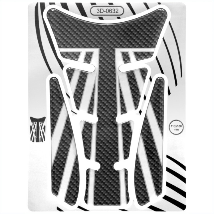 Tank Pad Protector Sticker Motorcycle Motorbike Scratch 3d Domed Carboneffect UK