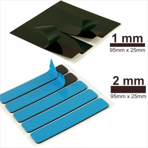 Car Van Number Plate Sticky Pads Double Sided Adhesive Fixings 1-2mm Thick Tape