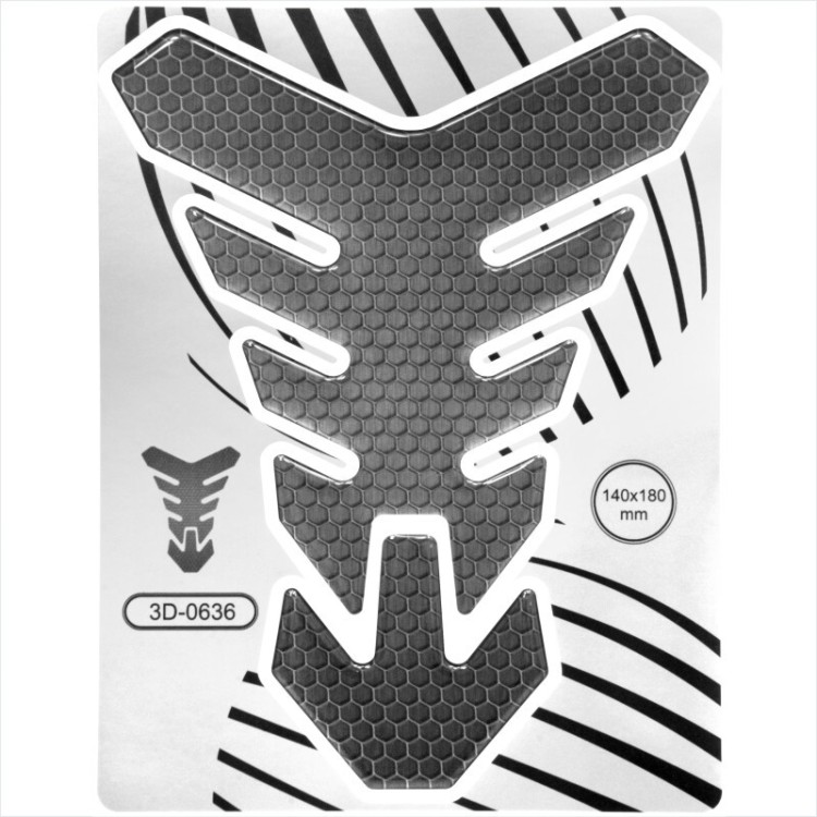 Tank Pad Protector Sticker Motorcycle Motorbike Scratch 3d Domed Gel Honeycombs