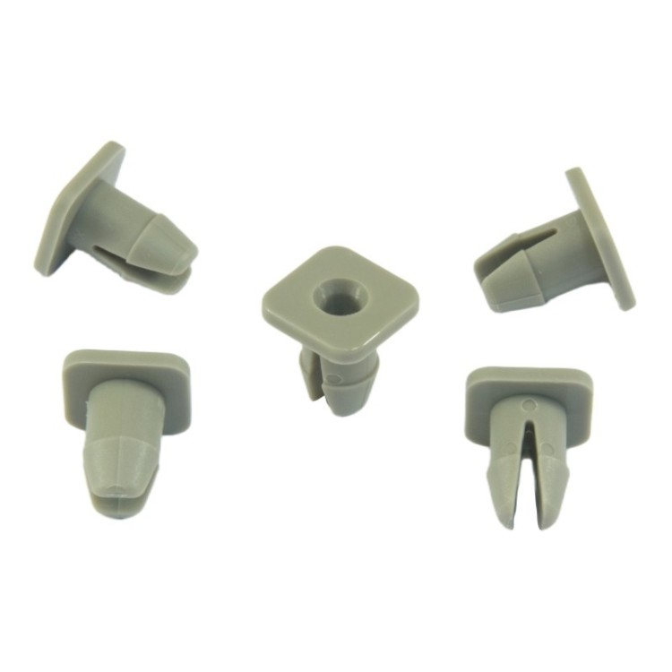 10x Grey Fog Lamp Indicator Plastic Screw Grommet Nuts N90535301