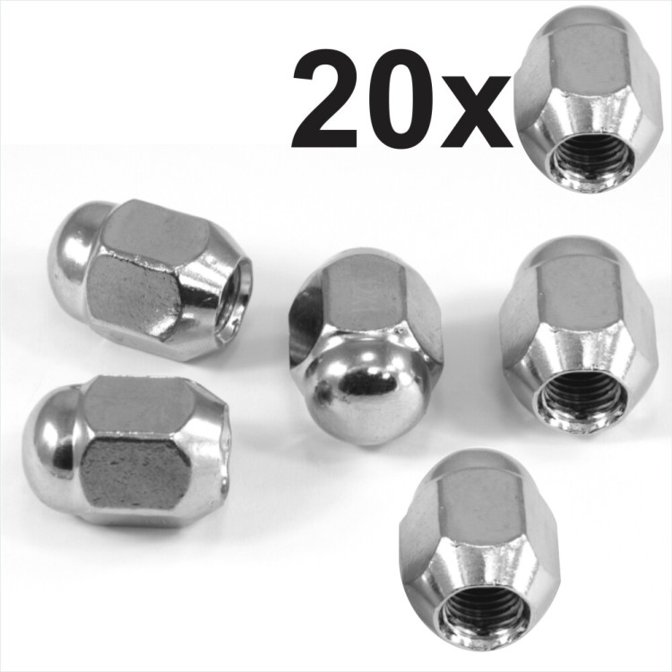 M12x1.5 21mm Hex Car wheel nuts lugs bolts taper seat thread 27mm Japan cars