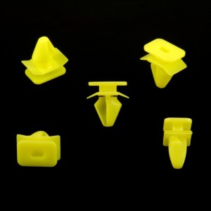 10x Yellow Rocker Wheel Arch Moulding Retainer Clips 30640897