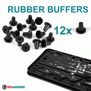 RUBBER BUFFER for Number plate Holder Surround Bumper Protector Gummipuffer