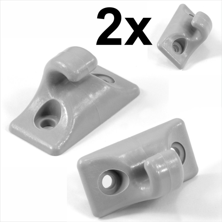 2x Sun Visors Holder Bracket Hanger Clips Fits: Audi 80 100 200 a4 a6 a8 Coupe