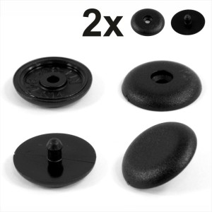 2x Universal Seat belt buckle stopper Buttons Holders Studs Retainer Rest Clips