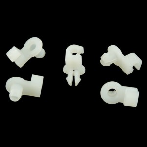 10x White Door Lock Rod Handle Cable Retainer Clips 893839821