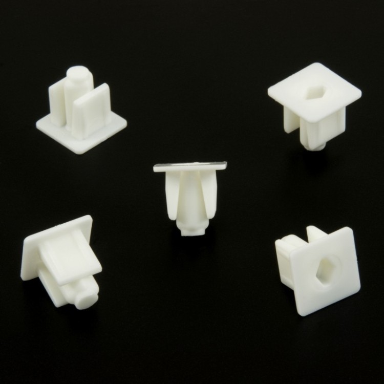 10x White Wing Body Side Trim Holding Clips 7136A5