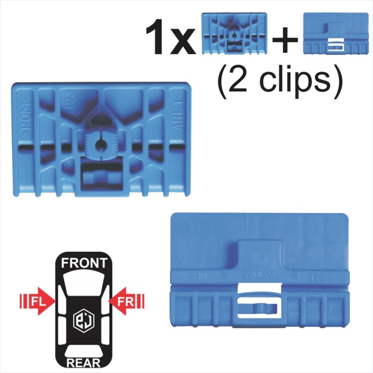 Window Regulator Repair 2 Clips For Audi A3 A4 A6 1997-2004 Front Left and Right