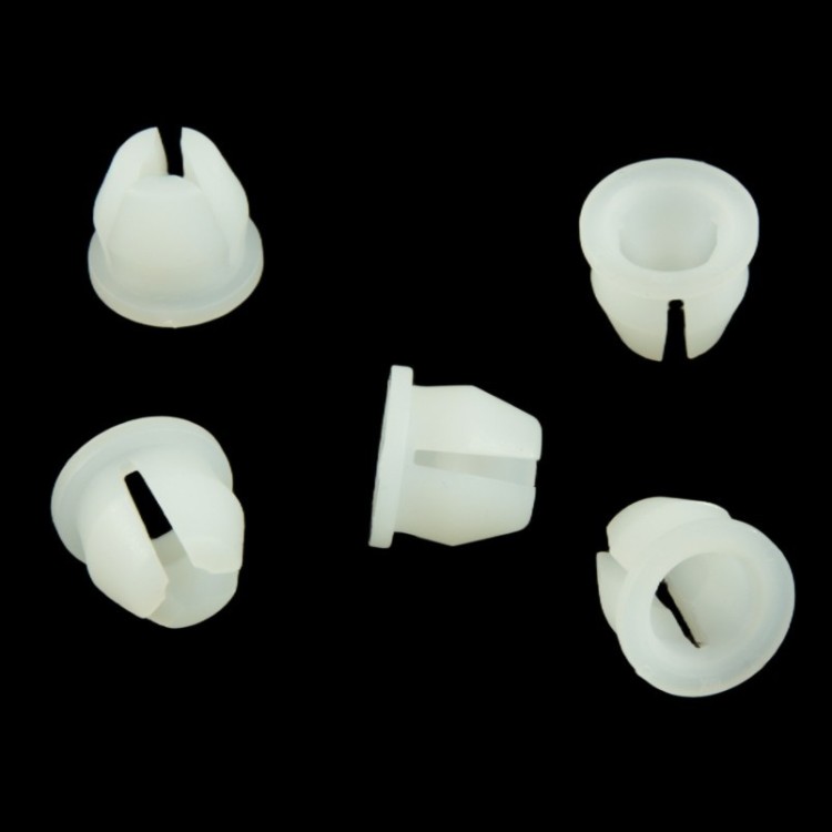 10x White Headlamp Assembly Plastic Nut Clips 7119628040