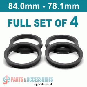 Spigot Rings / 84.1mm - 78.1mm FULL SET OF (4) FOUR RINGS