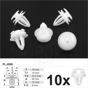 Interior Door Card Trim Clips Panel Retainer Fastener Fits BMW Rover Porsche