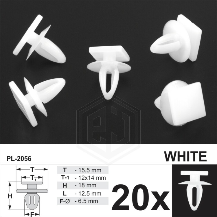 Plastic Side Trim Mouldings Clips Panel Fixing Fits Hyundai Kia Mitshubishi