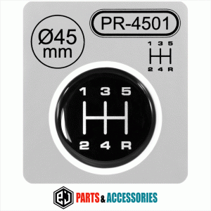Gear Knob Shift Pattern Lever Sticker 3D Domed stick gearstick badge 5 Speed 45