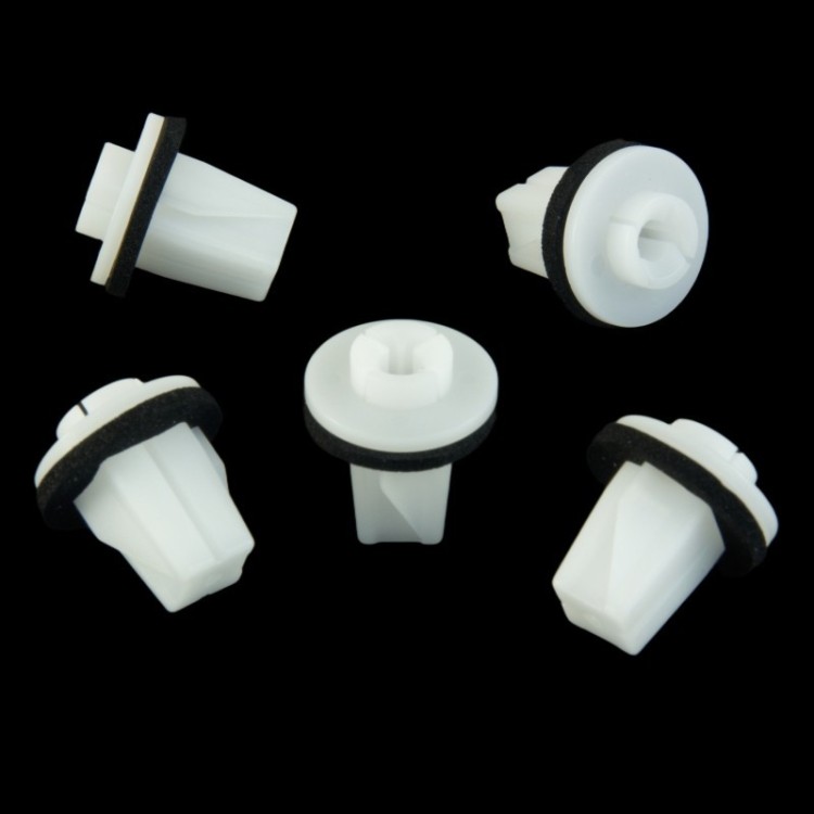 10x White Sealed Bumper Side Skirt Screw Grommets 96056FA010