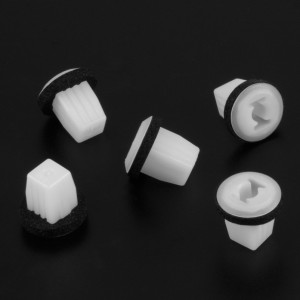 10x White Sealed M5 Screw Grommet Trim Nuts 100320900A